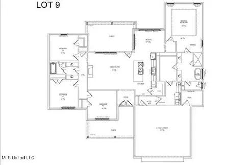 Floorplan - 235 Lizzy Ln, Brandon, MS 39047 photo 1 of 1