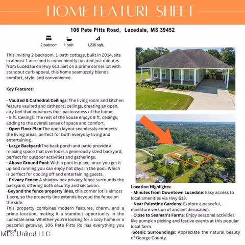 Other - 106 Pete Pitts Rd, Lucedale, MS 39452 photo 1 of 8