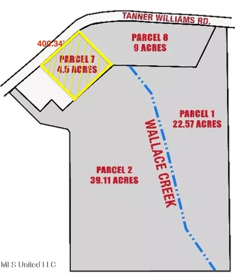 Tanner Williams Rd -parcel 7, Lucedale, MS 39452