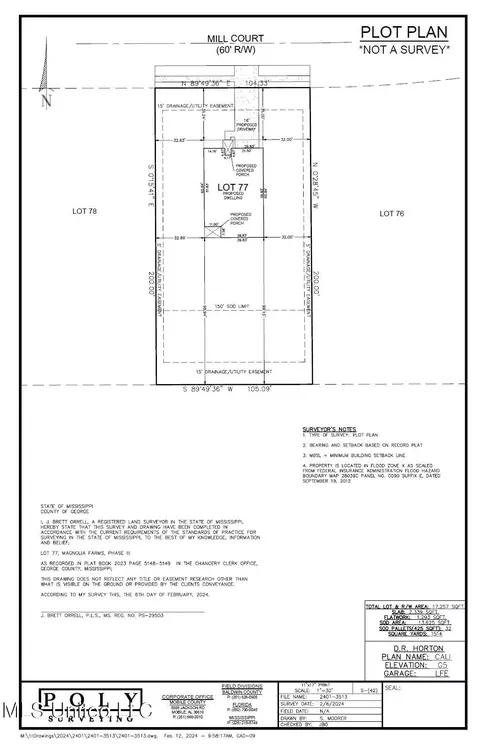 Floorplan - 119 Mill Ct, Lucedale, MS 39452 photo 2 of 2