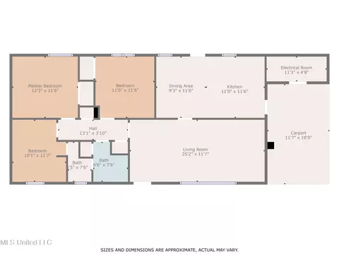 Floorplan - 101 Welton Rd, Carthage, MS 39051 photo 1 of 1