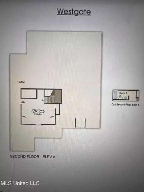 Floorplan - 13564 Birch Bnd, Olive Branch, MS 38654 photo 2 of 2