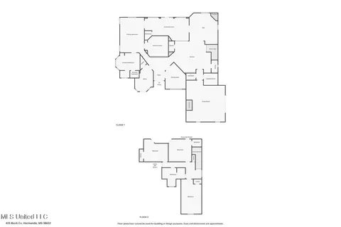 Floorplan - 425 Buck Cv, Hernando, MS 38632 photo 2 of 2