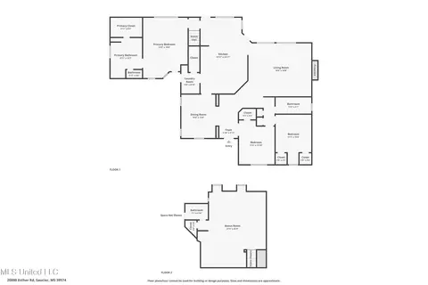 Floorplan - 20000 Esther Rd, Saucier, MS 39574 photo 1 of 1
