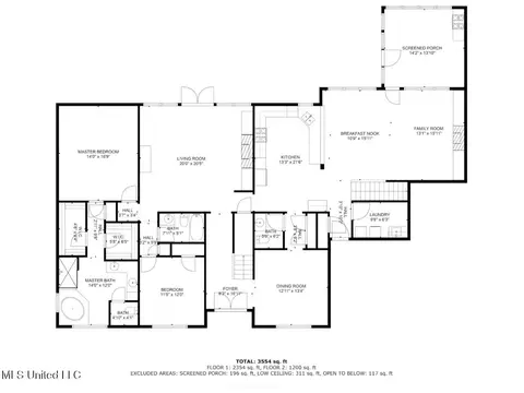 Floorplan - 4655 Bonne Terre Dr, Nesbit, MS 38651 photo 2 of 3