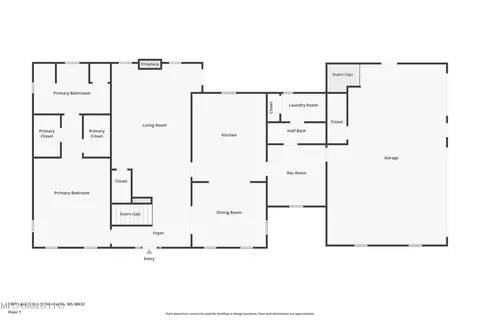 Floorplan - 3500 Lake Grove Dr, Hernando, MS 38632 photo 1 of 3