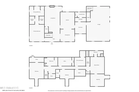 Floorplan - 3500 Lake Grove Dr, Hernando, MS 38632 photo 3 of 3