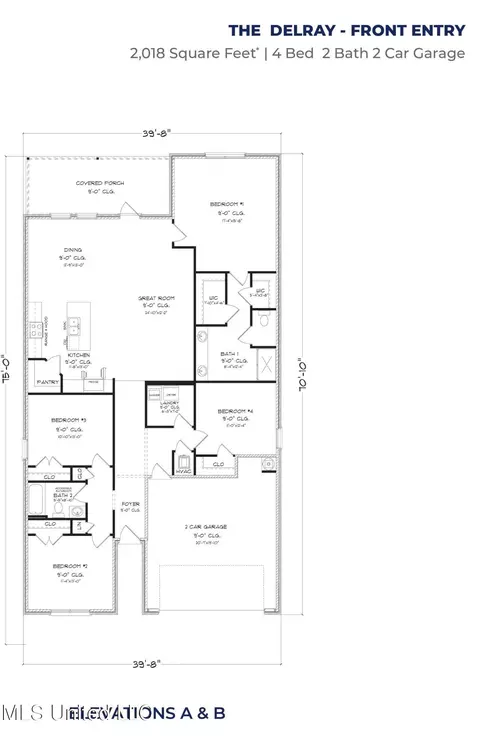 Floorplan - 18385 Spring Hill Dr, Saucier, MS 39574 photo 1 of 1