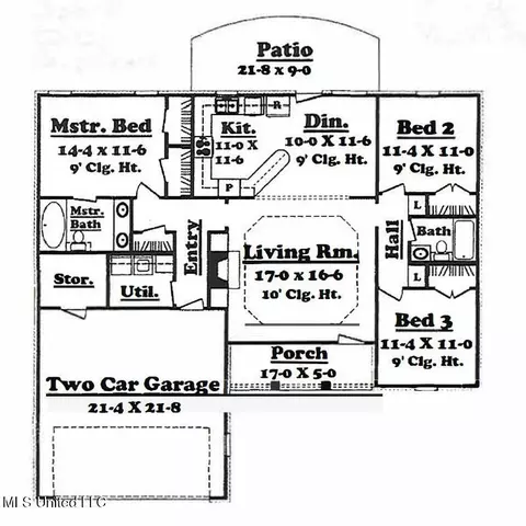 Floorplan - 103 Caleb Cv, Carthage, MS 39051 photo 1 of 1
