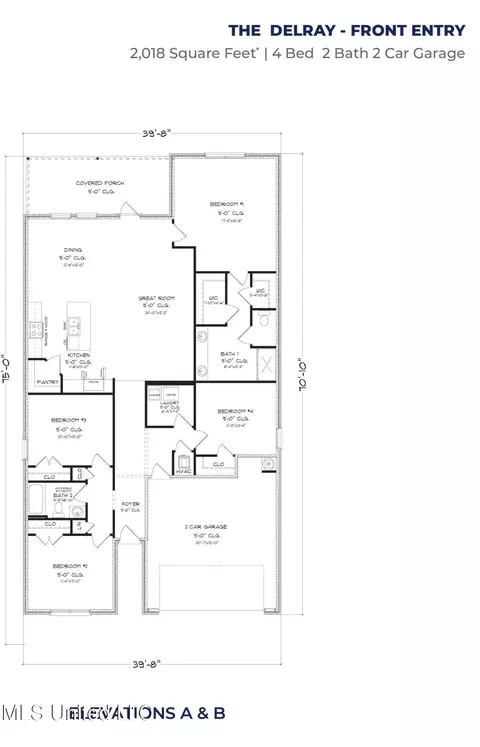 Floorplan - 18410 Spring Hill Dr, Saucier, MS 39574 photo 1 of 1