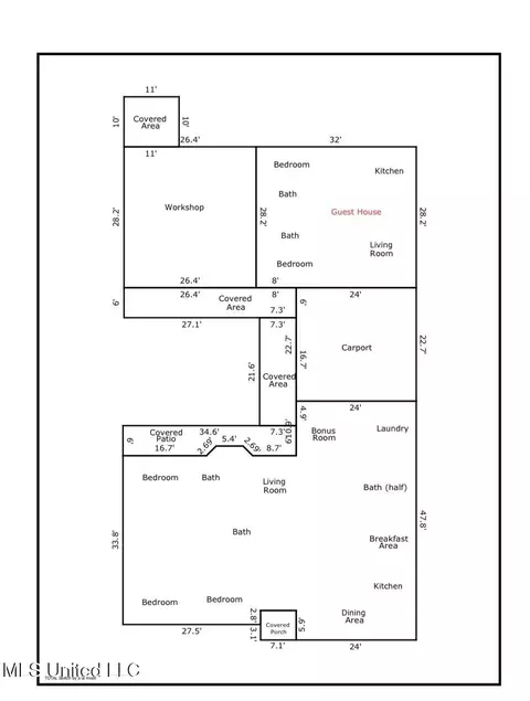 Floorplan - 113 N Mcgregor St, Wiggins, MS 39577 photo 1 of 1