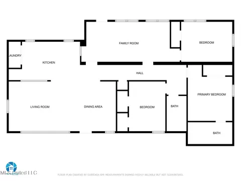 Floorplan - 3400 Barnett Ave, Moss Point, MS 39563 photo 1 of 1