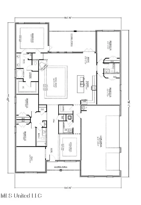 Floorplan - 126 Cornerstone Dr, Brandon, MS 39042 photo 1 of 1