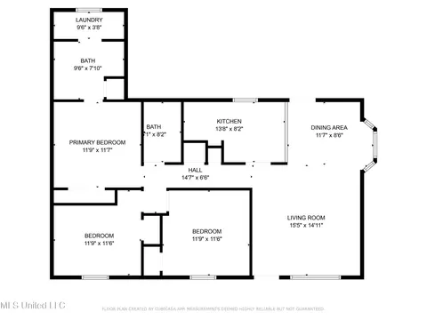 Floorplan - 20280 Daugherty Rd, Long Beach, MS 39560 photo 1 of 1