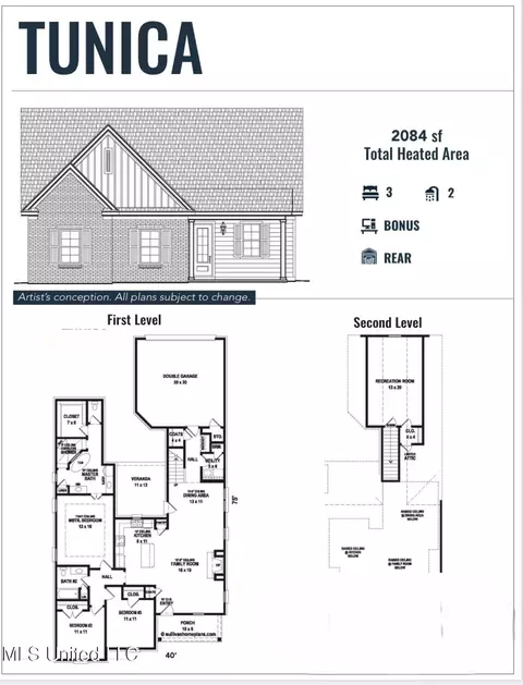 Floorplan - 617 Sunflower St, Nesbit, MS 38651 photo 1 of 1