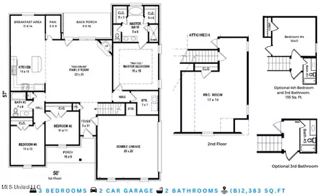 Floorplan - 2355 Scott Meadows Ln, Hernando, MS 38632 photo 1 of 2