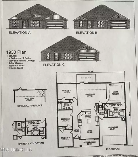 Floorplan - 13917 Ruby Ln, Biloxi, MS 39532 photo 1 of 1