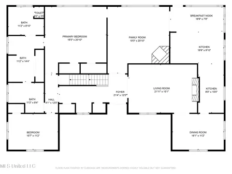 Floorplan - 1616 Eastover Dr, Jackson, MS 39211 photo 1 of 4