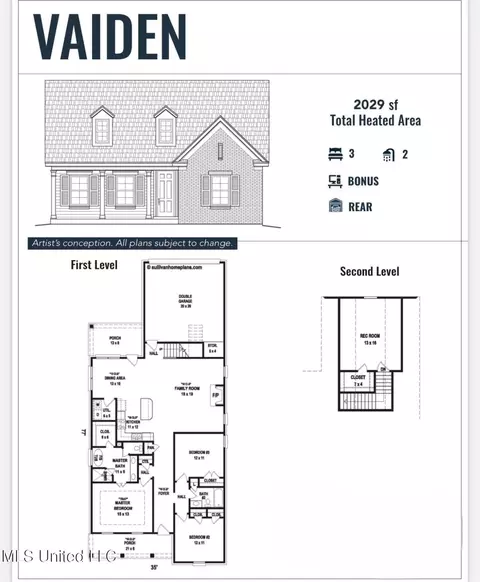 Floorplan - 682 Bolivar Dr, Nesbit, MS 38651 photo 1 of 1