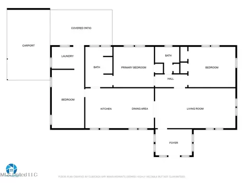 Floorplan - 121 E Second St, Long Beach, MS 39560 photo 2 of 2