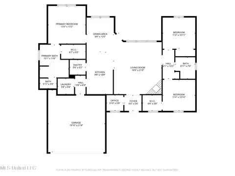 Floorplan - 210 Buttonwood Ln, Canton, MS 39046 photo 1 of 2