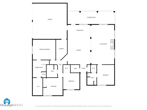 Floorplan - 8521 Julia Dr, Vancleave, MS 39565 photo 1 of 1