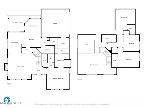 Floorplan - 2 Pecan Ln, Long Beach, MS 39560 photo 3 of 6