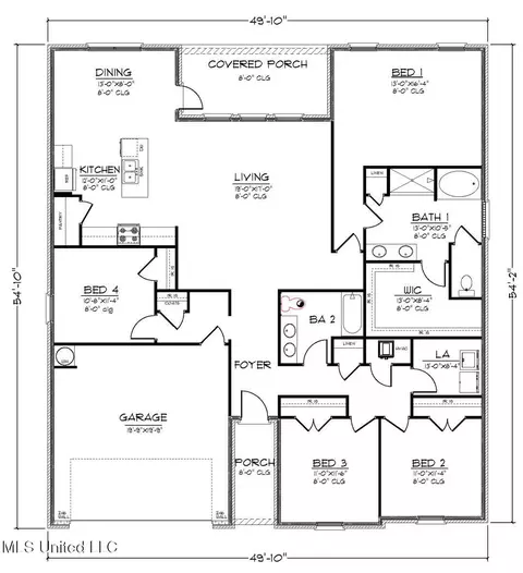 Floorplan - 9682 Reserve Blvd, Biloxi, MS 39532 photo 1 of 1