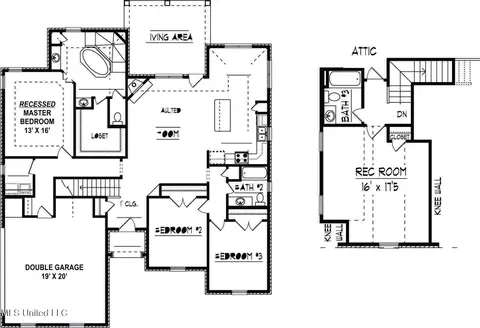 Floorplan - 966 Buttermilk Dr, Nesbit, MS 38651 photo 1 of 1