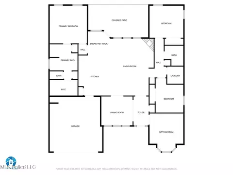 Floorplan - 6026 Red Gate Dr, Long Beach, MS 39560 photo 1 of 1