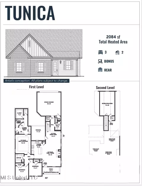 Floorplan - 597 Sunflower St, Nesbit, MS 38651 photo 1 of 1