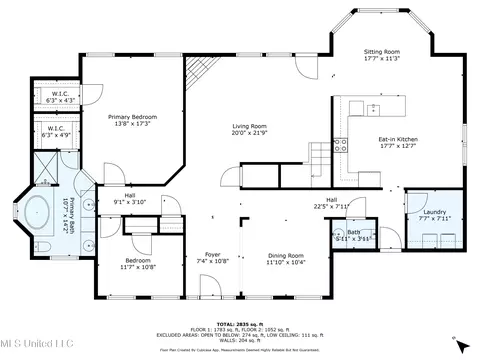 Floorplan - 6280 Spring Hill Dr, Olive Branch, MS 38654 photo 1 of 3