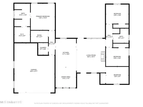Floorplan - 2007 Sycamore Rd, Coldwater, MS 38618 photo 1 of 1