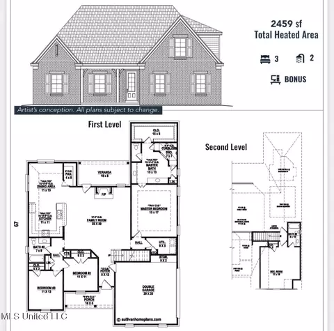 Floorplan - 626 Wells Dr, Hernando, MS 38632 photo 1 of 1