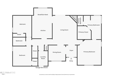 Floorplan - 139 Tanner Cv, Hernando, MS 38632 photo 1 of 1