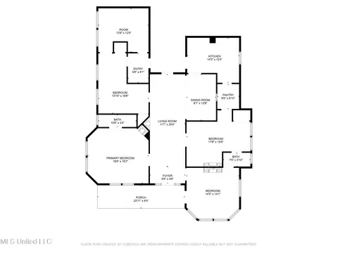 Floorplan - 123 Morrison Ave, Biloxi, MS 39530 photo 2 of 2