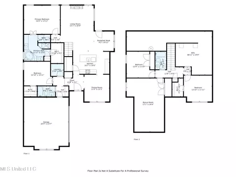 Floorplan - 4703 Bonne Terre Dr, Nesbit, MS 38651 photo 1 of 1