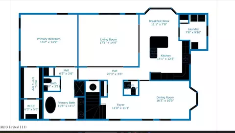 Floorplan - 7623 Grass Pond Rd, Hernando, MS 38632 photo 1 of 2