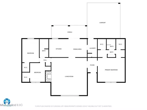 Floorplan - 8825 Michael Dr, Moss Point, MS 39562 photo 1 of 1