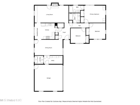 Floorplan - 4151 Navajo Rd, Jackson, MS 39211 photo 1 of 1