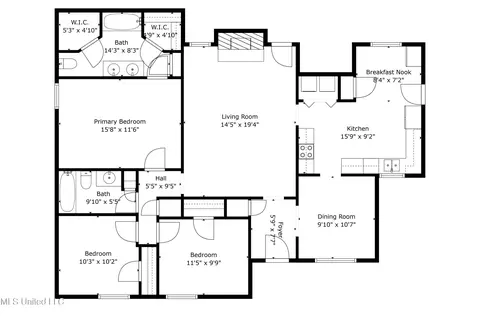 Floorplan - 6671 River Birch Rd, Walls, MS 38680 photo 2 of 2