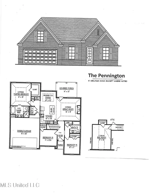 3079 School Loop Rd, Lake Cormorant, MS 38641