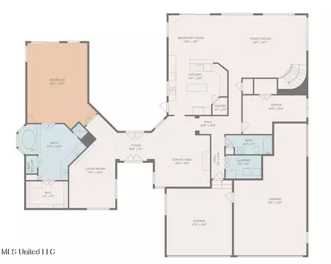 Floorplan - 7514 Augusta Way, Diamondhead, MS 39525 photo 3 of 4