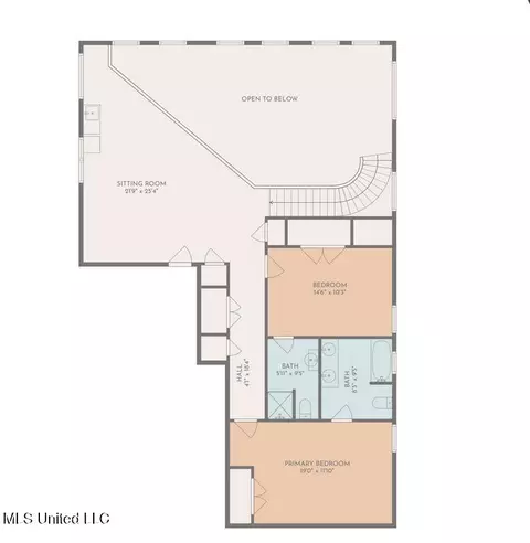 Floorplan - 7514 Augusta Way, Diamondhead, MS 39525 photo 4 of 4