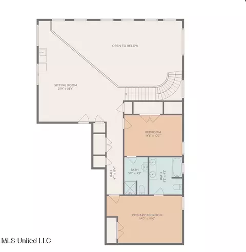 Floorplan - 7514 Augusta Way, Diamondhead, MS 39525 photo 2 of 4