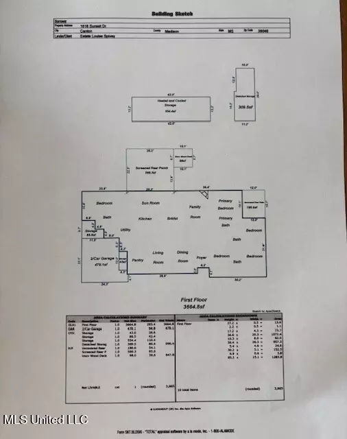 Floorplan - 1618 Sunset Dr, Canton, MS 39046 photo 1 of 1