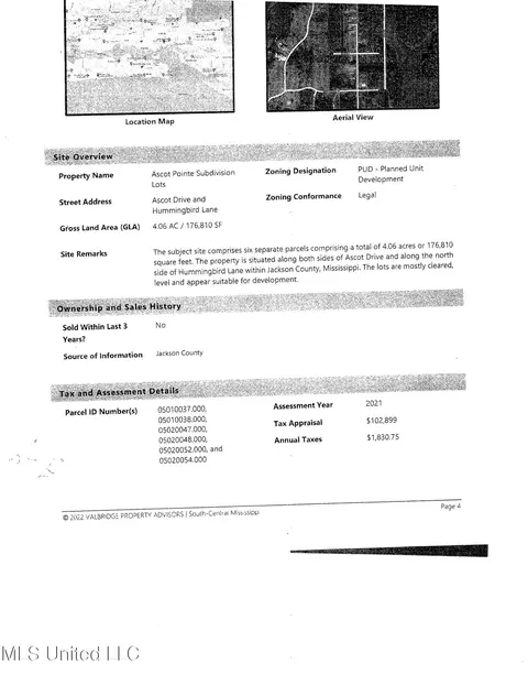 Ascot Dr And Hummingbird Ln, Biloxi, MS 39532