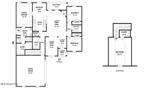 Floorplan - 944 Collie Dr, Hernando, MS 38632 photo 1 of 1