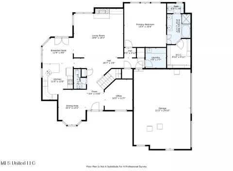 Floorplan - 9389 Thornridge Dr, Hernando, MS 38632 photo 1 of 3