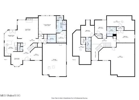 Floorplan - 9389 Thornridge Dr, Hernando, MS 38632 photo 3 of 3